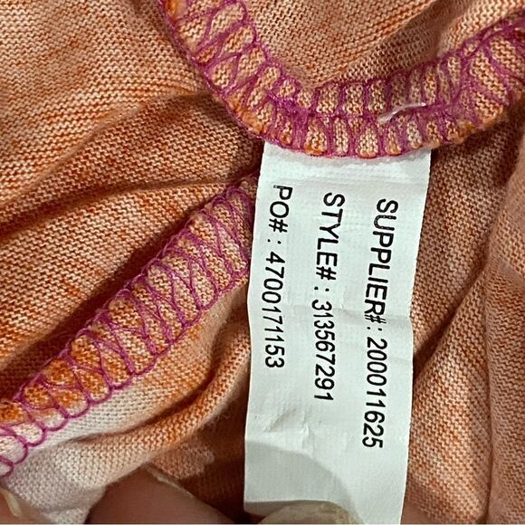 Ralph Lauren Girl’s Pink and Orange Tie-Dye Drawstring Dress - Picture 4 of 5